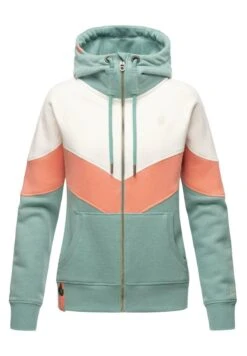 Navahoo Sweater Met Rits - Dusty Mint Melange -Navahoo Winkel 38480e62cbbb417a800fb149fd00449a