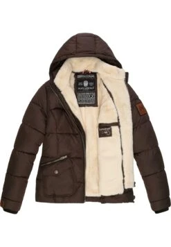 Navahoo Megan - Winterjas - Dark Choco -Navahoo Winkel 3d6cb6374cc24d0892ccc12f90cad223
