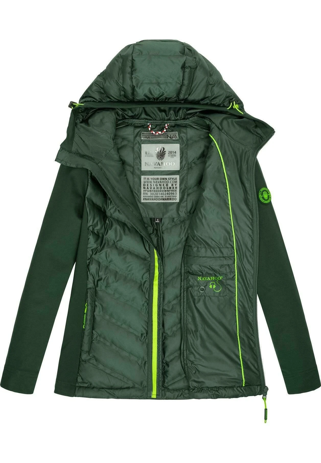 Navahoo Nimm Mich Mit - Jas - Dark Green 6 Navahoo Nimm Mich Mit - Jas - Dark Green - Afbeelding 4