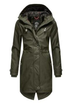 Navahoo Rainy Flower - Parka - Dark Olive -Navahoo Winkel 752134ce0f6c4ed7b0f0fb5165b18e33
