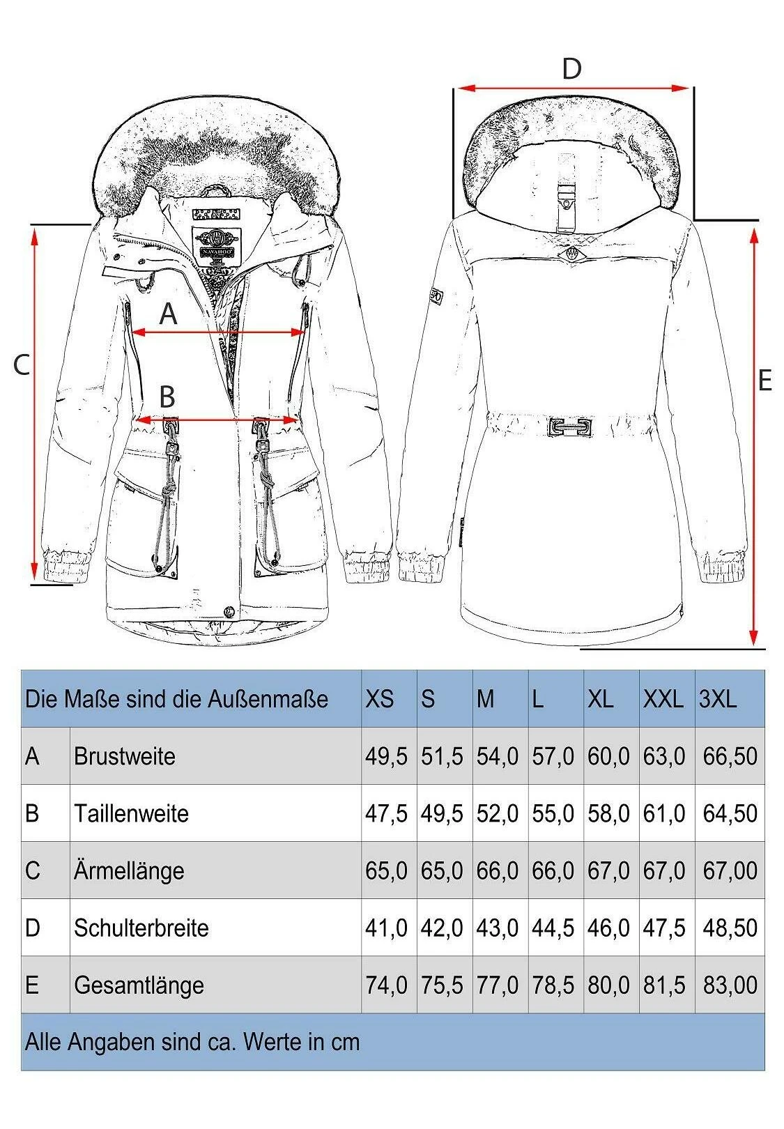 Navahoo Olessaa - Winterjas - Dark Blue 9 Navahoo Olessaa - Winterjas - Dark Blue - Afbeelding 7