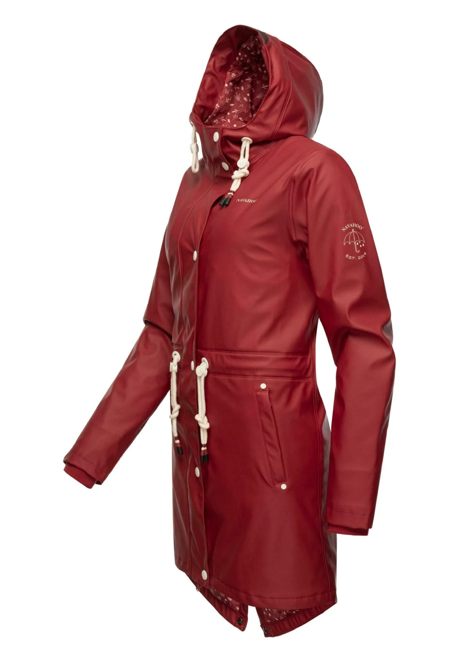 Navahoo Flower Of Ocean - Parka - Blood Red 4 Navahoo Flower Of Ocean - Parka - Blood Red - Afbeelding 2