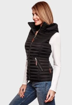 Navahoo Shadaa - Bodywarmer - Schwarz -Navahoo Winkel a73f5f8a02de48c29d726d469c329f5f