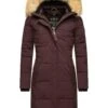 Navahoo Halina - Winterjas - Dark Red Melange -Navahoo Winkel ab408d0d74aa4a94a9d56bf43f1c86ba