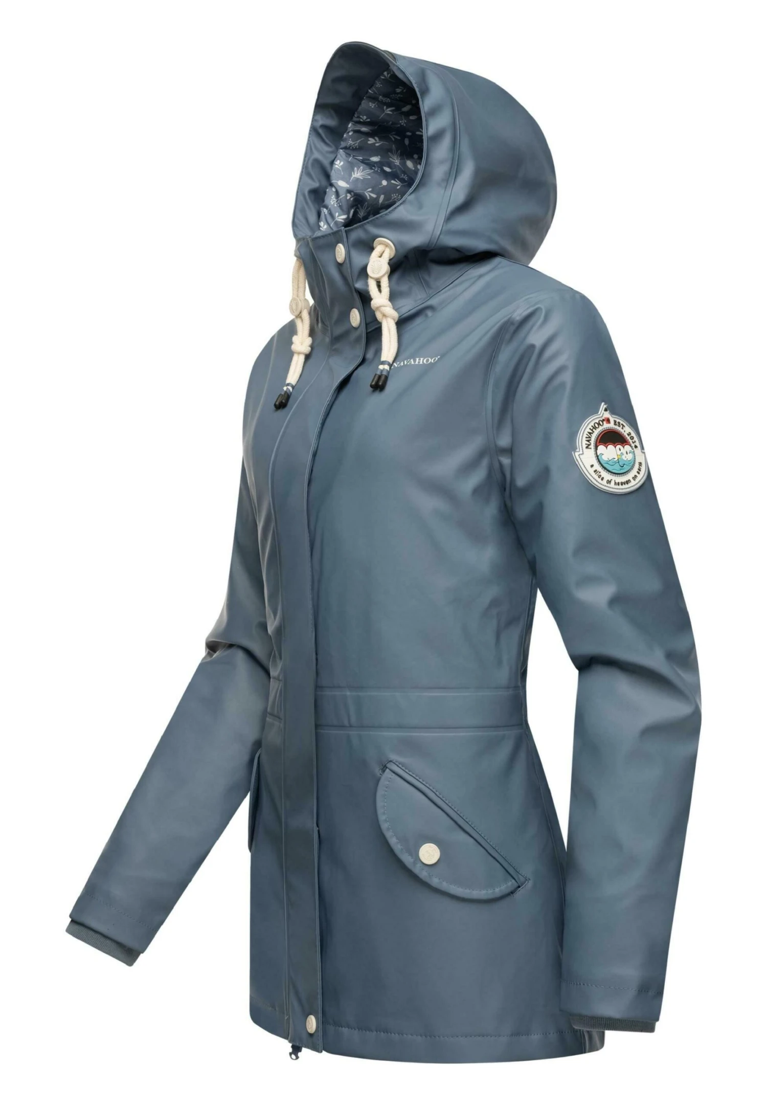Navahoo Ocean Heart - Parka - Dusty Blue 6 Navahoo Ocean Heart - Parka - Dusty Blue - Afbeelding 4