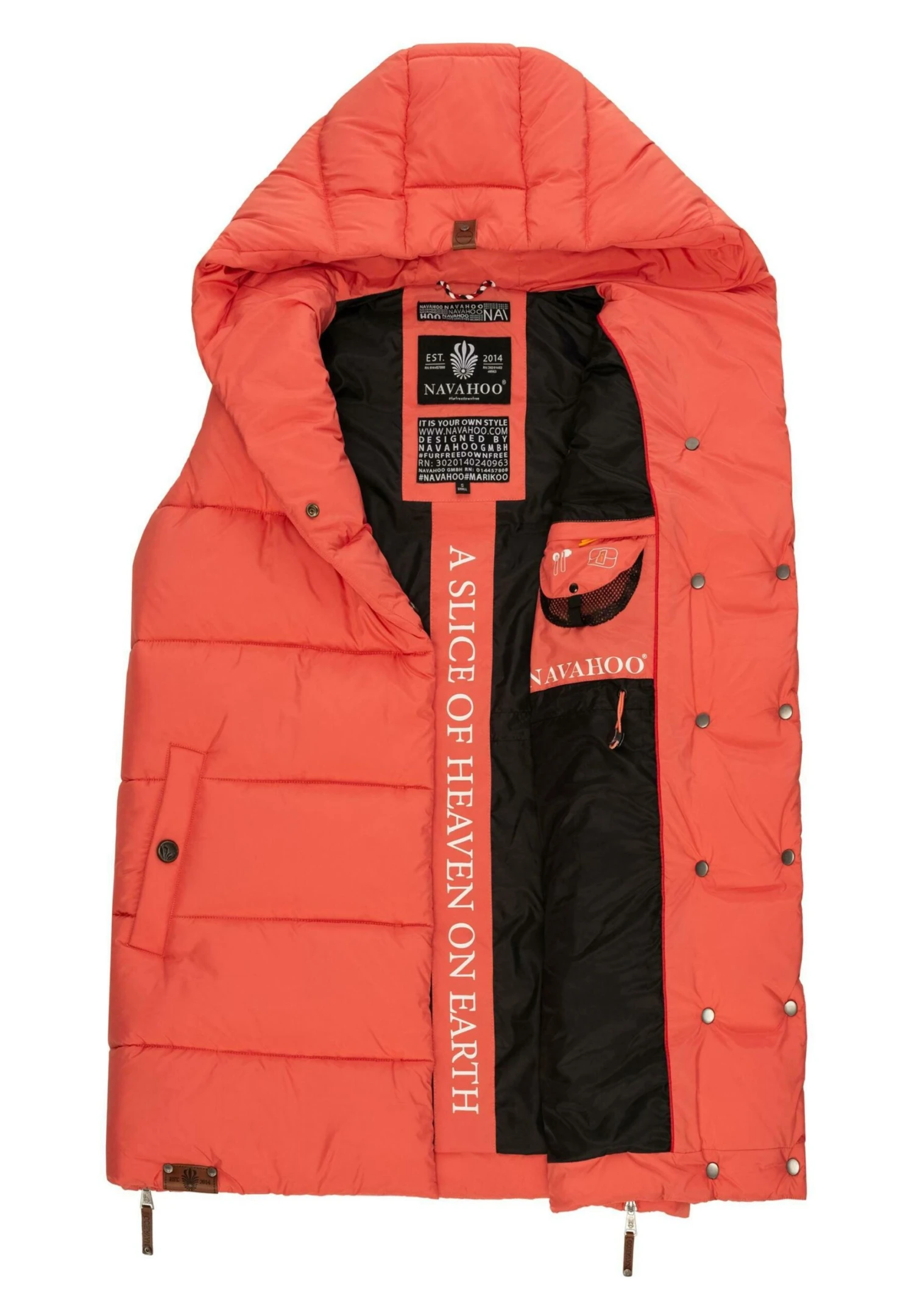 Navahoo Madilynaa - Bodywarmer - Coral 11 Navahoo Madilynaa - Bodywarmer - Coral - Afbeelding 9