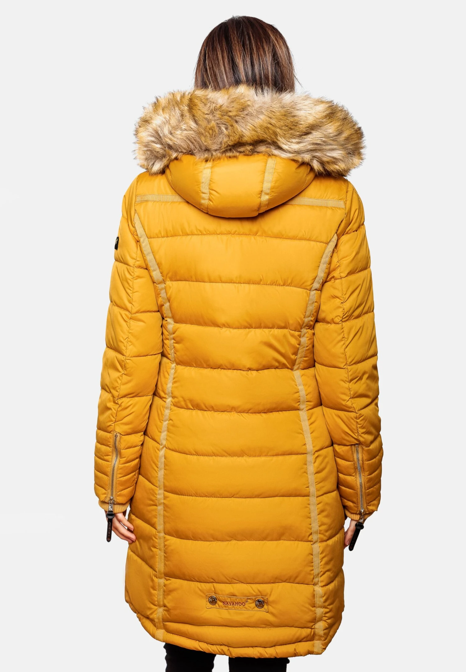 Navahoo Papaya - Winterjas - Yellow 4 Navahoo Papaya - Winterjas - Yellow - Afbeelding 2