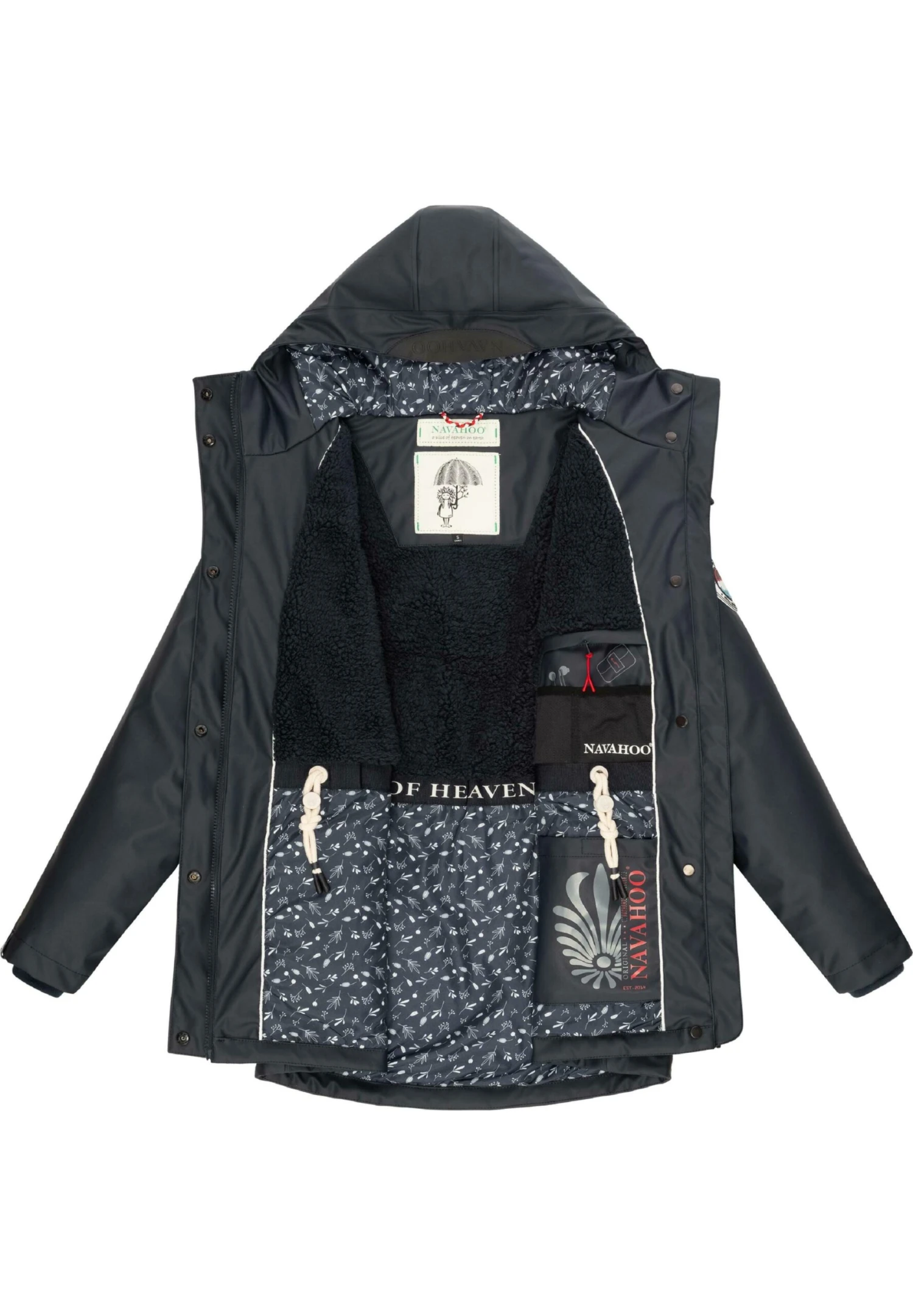 Navahoo Ocean Heart - Parka - Dark Blue 5 Navahoo Ocean Heart - Parka - Dark Blue - Afbeelding 3