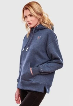 Navahoo Hoodie - Dusty Blue Melange -Navahoo Winkel ffddcf1b2ec94fd8ae633249b333aace